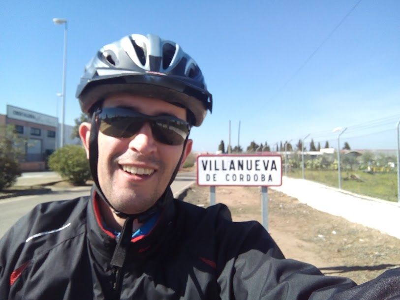 Cara de felicidad tras llegar a Villanueva de Córdoba